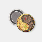 Aries & Earth Monkey Magnet (Vorderseite/Rückseite)