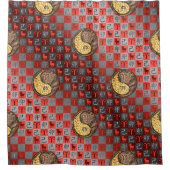 Aries & Earth Rabbit Duschvorhang (Vorderseite)