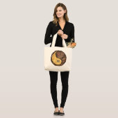 Aries & Earth Rabbit Jumbo Stoffbeutel (Vorderseite (Model))