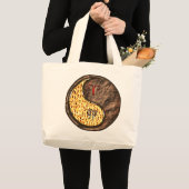 Aries & Earth Rabbit Jumbo Stoffbeutel (Vorderseite (Produkt))
