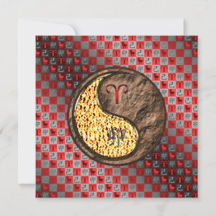 Aries & Earth Rabbit Karte