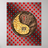 Aries & Earth Rabbit Poster (Vorne)