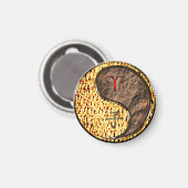 Aries & Earth Rat Magnet (Vorderseite/Rückseite)