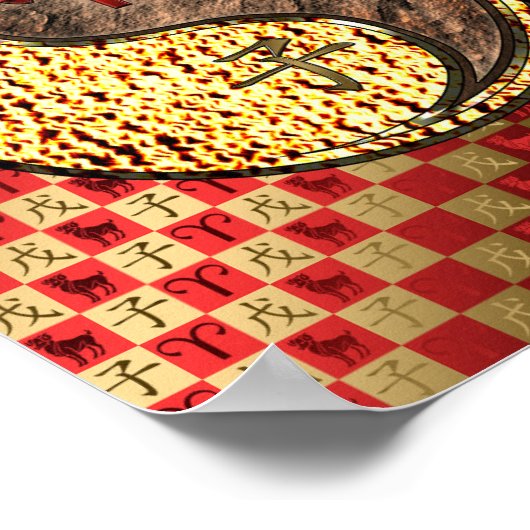 Aries & Earth Rat Poster (Ecke)