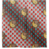 Aries & Earth Snake Duschvorhang (Vorderseite)