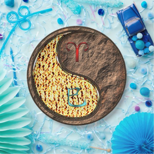 Aries & Earth Snake Pappteller (Party)