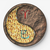 Aries & Earth Snake Pappteller (Vorderseite)