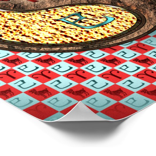 Aries & Earth Snake Poster (Ecke)