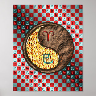 Aries & Earth Snake Poster