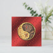 Aries & Earth Tiger Karte (Stehend Vorderseite)