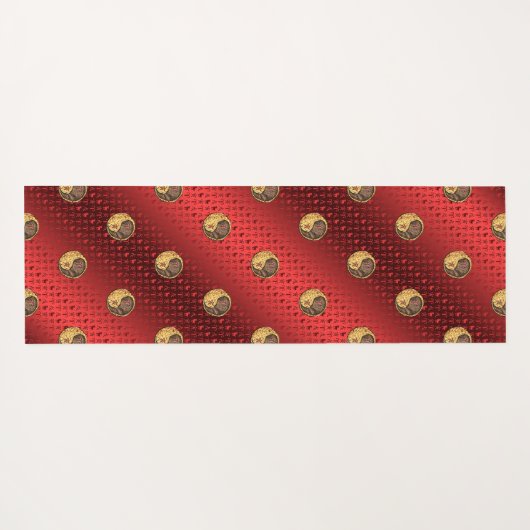 Aries & Earth Tiger Yogamatte (Rückseite (Horizontal))