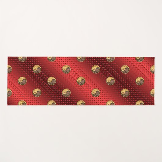 Aries & Earth Tiger Yogamatte (Vorderseite (Horizontal))