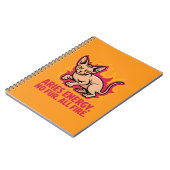 Aries Energy Sphynx Cat Fire Illustration Notizblock (Linke Seite)