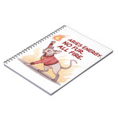 Aries Energy Sphynx Cat No Fur All Fire Art Notizblock (Linke Seite)