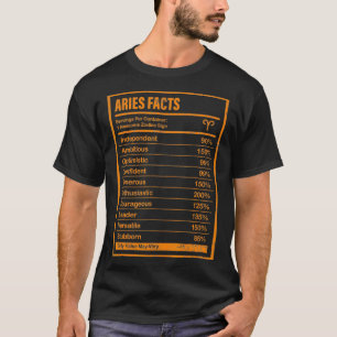 Aries Fakten Bekleidung Für Männer Und Frauen Lust T-Shirt