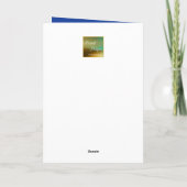 Aries Female Birthday Card Feiertagskarte (Rückseite)