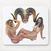 ARIES FEMALE TICKLE WRESTLING MOUSEPAD (Vorne)