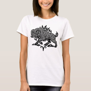 Aries Feuer‑Widder – keltische, verfluchte Tinte Z T-Shirt