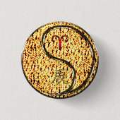 Aries & Feuerdrache Button (Vorderseite)