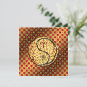 Aries & Feuerdrache Karte (Stehend Vorderseite)