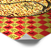 Aries & Feuerdrache Poster (Ecke)