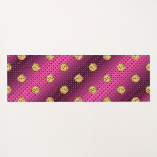 Aries & Fire Boar Yogamatte (Rückseite (Horizontal))