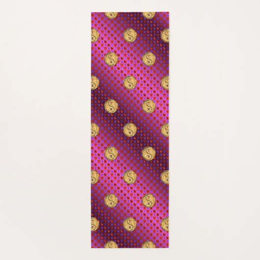 Aries & Fire Boar Yogamatte (Rückseite)