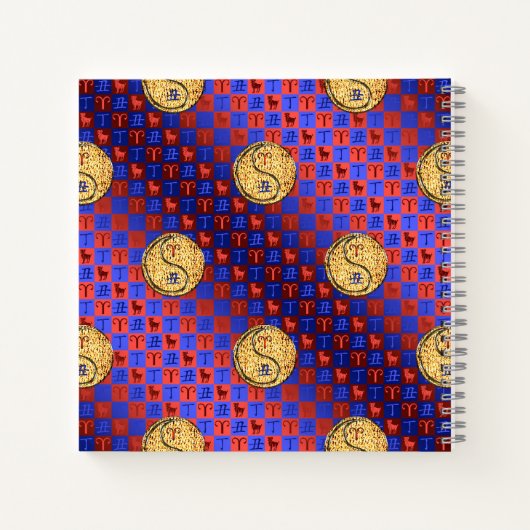 Aries & Fire Ox Notizblock (Rückseite)