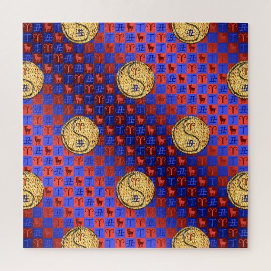 Aries & Fire Ox Puzzle (Vertikal)