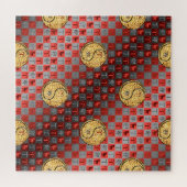 Aries & Fire Rabbit Puzzle (Horizontal)