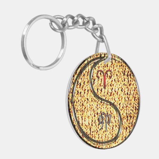 Aries & Fire Rabbit Schlüsselanhänger (Vorderseite links)