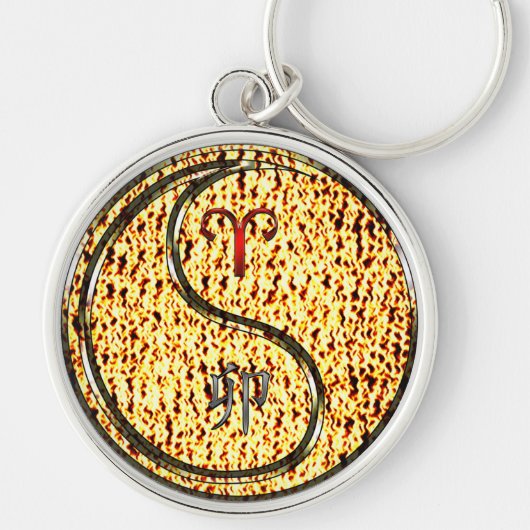 Aries & Fire Rabbit Schlüsselanhänger (Vorne)