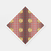 Aries & Fire Rabbit Serviette (Ecke)