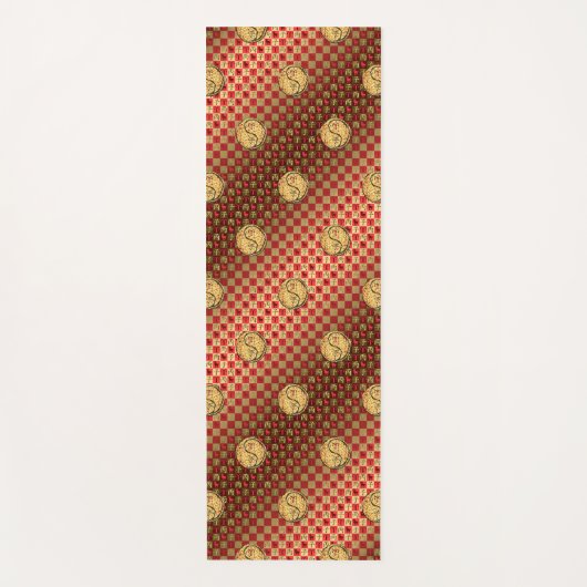 Aries & Fire Rabbit Yogamatte (Vorderseite)