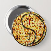 Aries & Fire Rat Button (Vorne & Hinten)