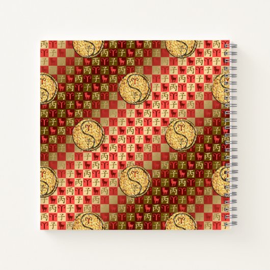 Aries & Fire Rat Notizblock (Rückseite)