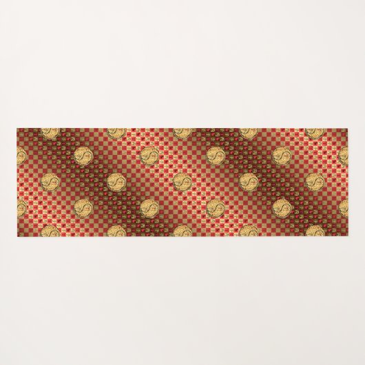 Aries & Fire Rat Yogamatte (Rückseite (Horizontal))