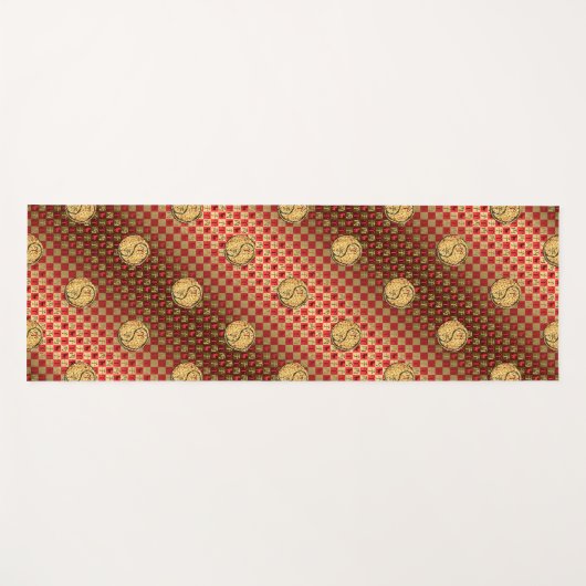 Aries & Fire Rat Yogamatte (Vorderseite (Horizontal))