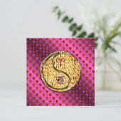 Aries & Fire Rooster Karte (Stehend Vorderseite)