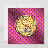 Aries & Fire Rooster Karte (Vorderseite)