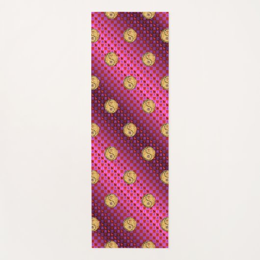 Aries & Fire Rooster Yogamatte (Vorderseite)