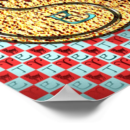 Aries & Fire Snake Poster (Ecke)