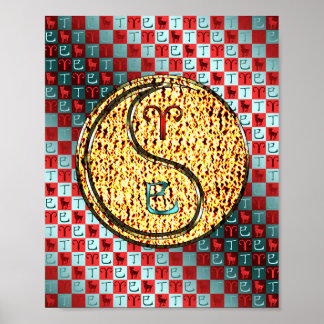 Aries & Fire Snake Poster