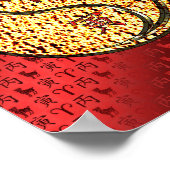 Aries & Fire Tiger Poster (Ecke)
