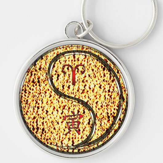 Aries & Fire Tiger Schlüsselanhänger (Vorne)
