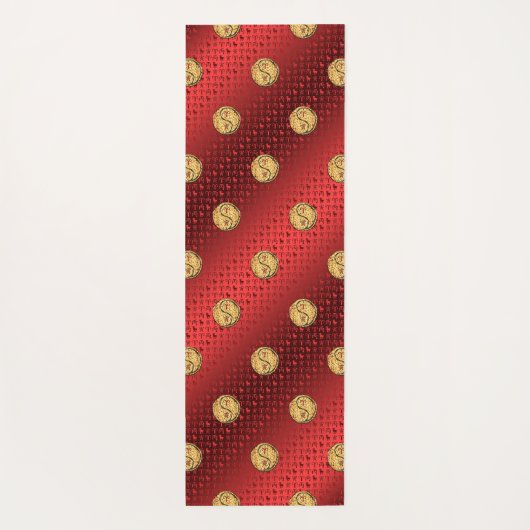 Aries & Fire Tiger Yogamatte (Rückseite)