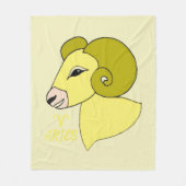 Aries Fleece Blanket (Vorderseite)