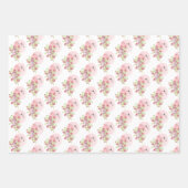 Aries Floral Wrapping Paper Sheets Geschenkpapier Set (Vorderseite 2)
