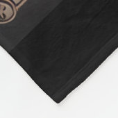 Aries "Geboren zu führen" Fleece Blanket (Ecke)