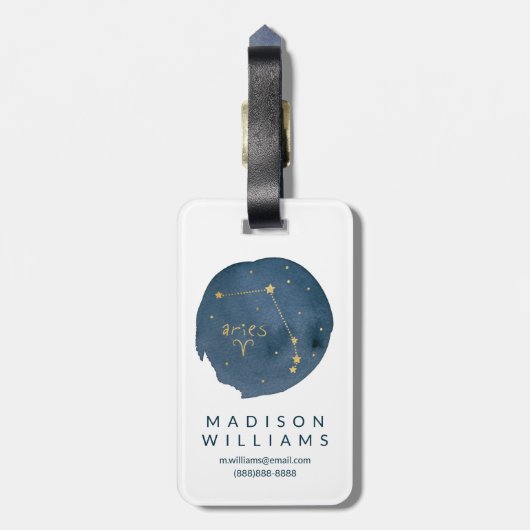 Aries Gepäckanhänger (Rückseite vertikal)